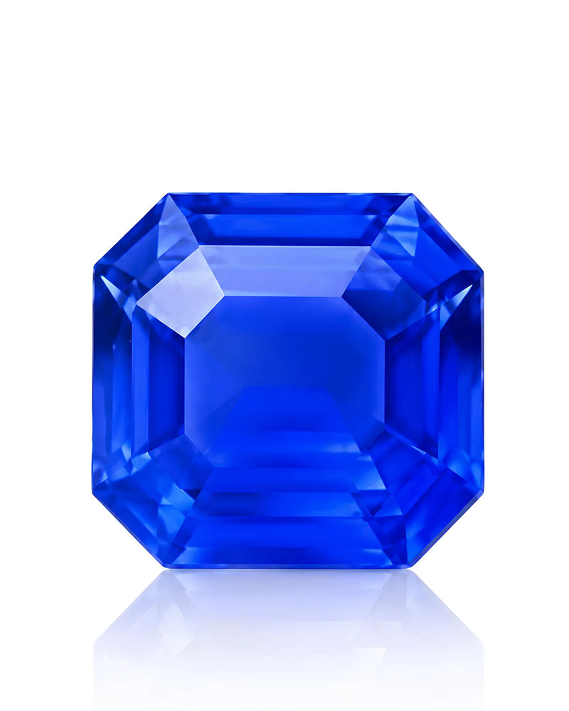 2.54ct Natural Cornflower Blue Sapphire octagonal main view | SARATTI