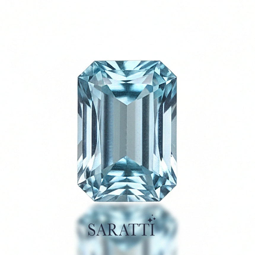 2.56 Carat Radiant Cut Santa Maria Aquamarine CGRL Certified