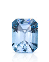 2.66ct Natural Santa Maria Aquamarine octagonal front view | SARATTI