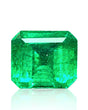 2.69ct Natural Emerald main view in Vivid Green emerald cut | SARATTI