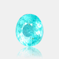 2.93 carats Neon Blue Natural Paraiba Tourmaline | Oval – 9.15 × 7.71 × 6.10mm