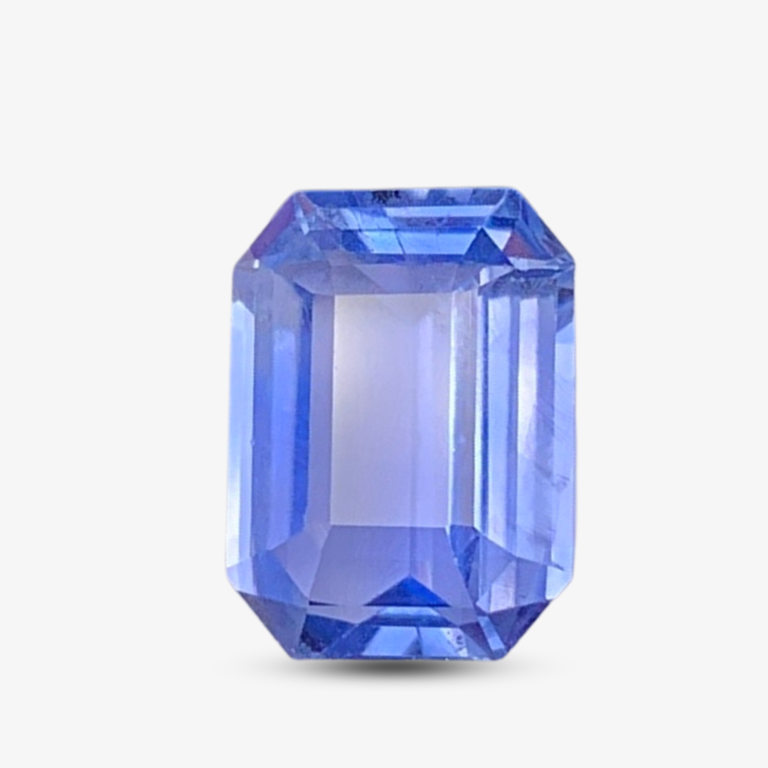 2.99-carat Octagonal Cornflower Blue Natural Sapphire Gem | CGTL Certified