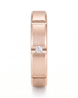 Linear Covenant Wedding Set | His & Hers