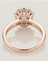 Alaya – Heavenly Harmony Natural Round Diamond Halo Engagement Ring