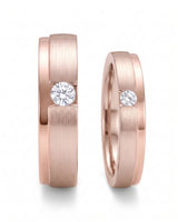 Destiny Match Wedding Band in Two Tone | His & Hers