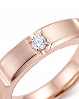 Linear Covenant Wedding Set | His & Hers