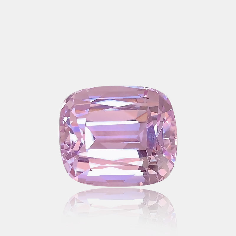 25.73 carat Natural pink kunzite cushion cut loose gemstone | SARATTI