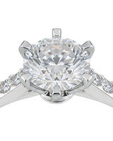 Dakota – Natural Round Diamond Two-Tone Six-Prong Engagement Ring