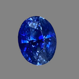 Rare Oval Blue Sapphire Gemstone with AIGS Certificate | Saratti Jewelry