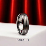 Two Tone Men's Band Comfort Fit Band