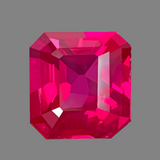 1.55 carats Octagonal Ruby Loose Gemstone Unheated | GUILD Certified | Saratti