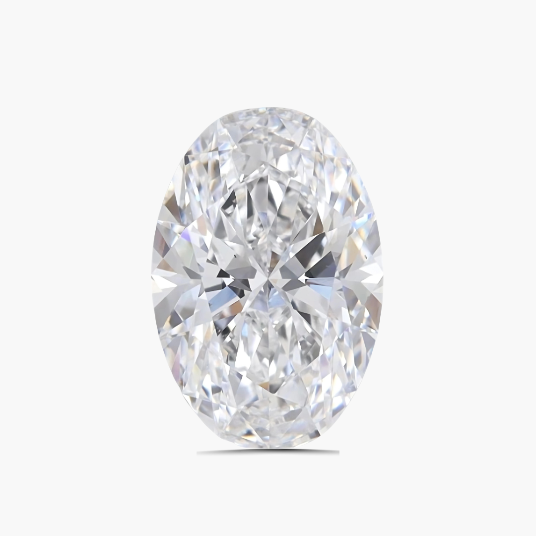 2.00 carats Oval Cut D color Lab Diamond | IGI Certified