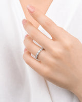 Diamond Wedding Band in White Gold