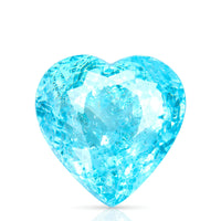 1.19 carats Natural Neon Blue Paraiba Tourmaline | Heart Cut