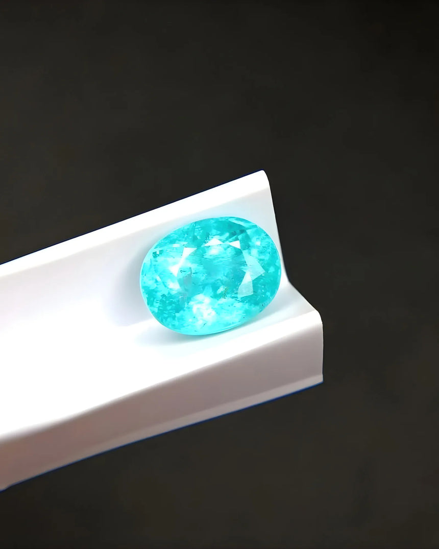 3.00 carat oval cut Paraiba tourmaline for bespoke ring | SARATTI