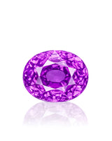 3.01ct Natural Lavender Sapphire Oval main view loose gemstone | SARATTI