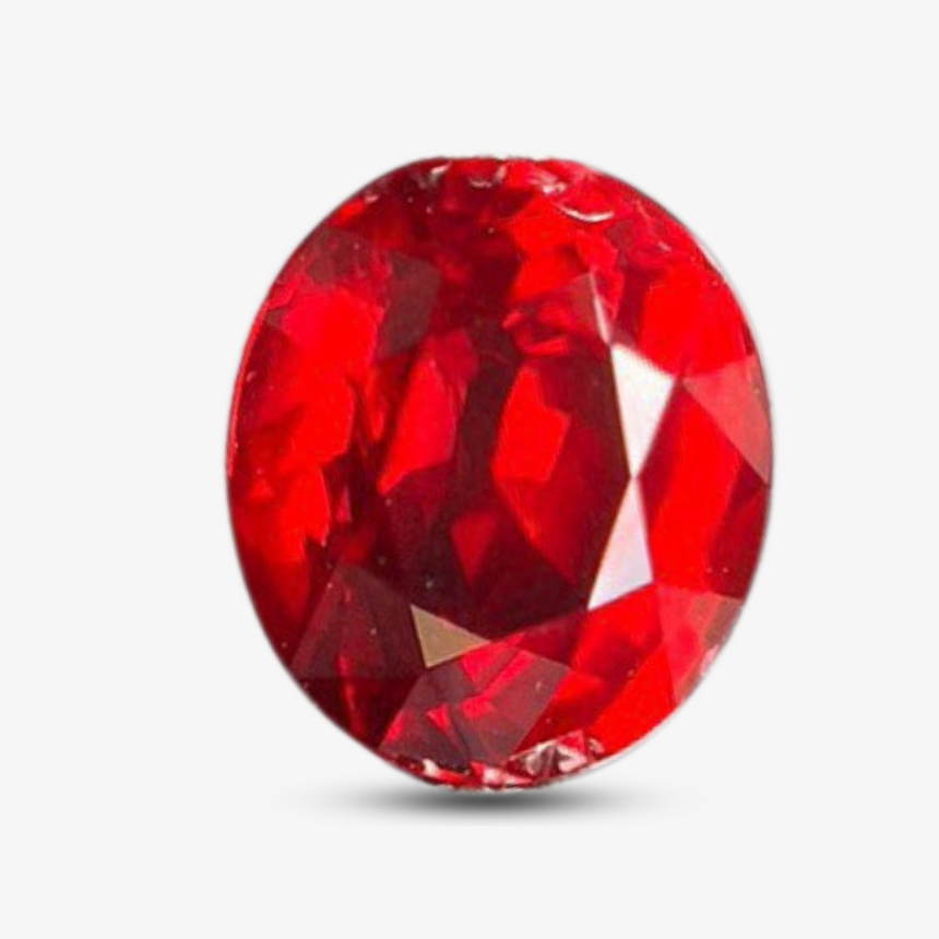 3.02cts Oval Cut Pigeon Blood Red Natural Ruby | Unheated | GRS Certified