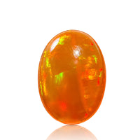 3.09 carats Natural Fire Opal | Oval Cabochon