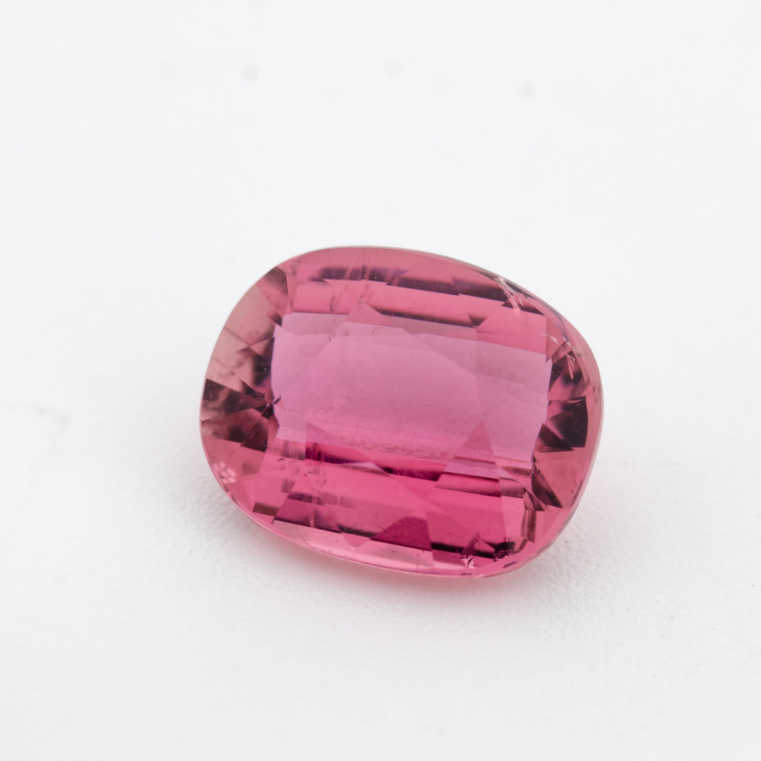3.14ct cushion shape Pink Tourmaline natural gemstone | SARATTI