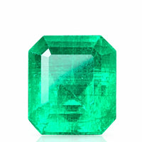 3.19 carats Natural  Vivid Green Emerald | Emerald Cut
