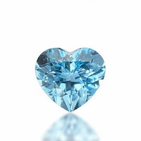 3.22ct Natural Santa Maria Aquamarine  Heart | 9.33 x 10.35 x 6.68mm Guild Certified