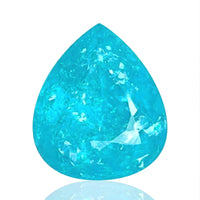 3.25 carats Mozambique Neon Blue Natural Paraiba Tourmaline | Pear