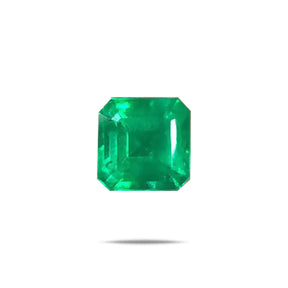 3.45 Carat Emerald Cut Green Gem | Modern Gem Jewelry | Saratti