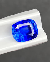 3.55ct Natural Sapphire cushion shape loose gemstone main view | SARATTI