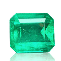 3.60 carats Natural Colombian Vivid to Intense Green Emerald | Emerald Cut
