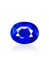 3.60ct Natural Royal Blue Sapphire oval main view loose gemstone | SARATTI