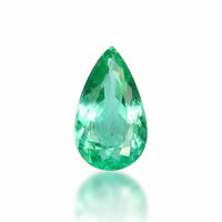 3.88ct Natural Neon Bluish Green Tourmaline | Pear – 14.46 × 8.30 × 5.14mm | AIGS Certified