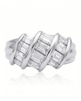 Baguette Eternity Band in Yellow Gold