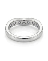 Yellow Gold Wedding Band with Diamonds