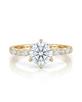 Faye – Natural Round Diamond Six-Prong Engagement Ring