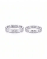 Linear Covenant Wedding Set | His & Hers