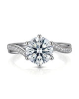 Amira - White Radiance Natural Diamond Ring