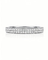 Diamond Infinity Band in Yellow Gold