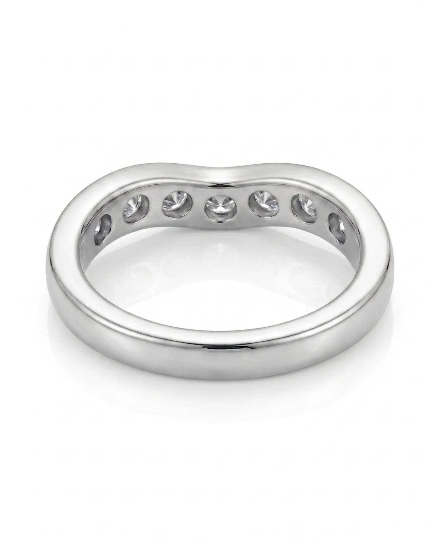 Yellow Gold Wedding Band with Diamonds