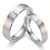 Destiny Match Wedding Band in Two Tone | His & Hers