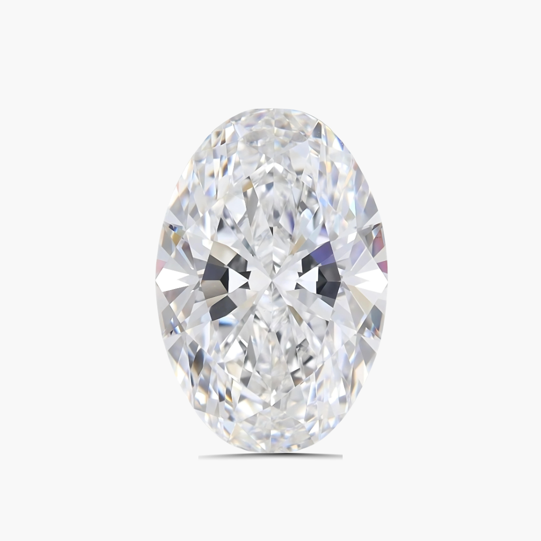 4.00 carats Oval Cut E color Lab Diamond | IGI Certified