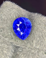 4.00ct Natural Sapphire pear brilliant-cut side profile | SARATTI