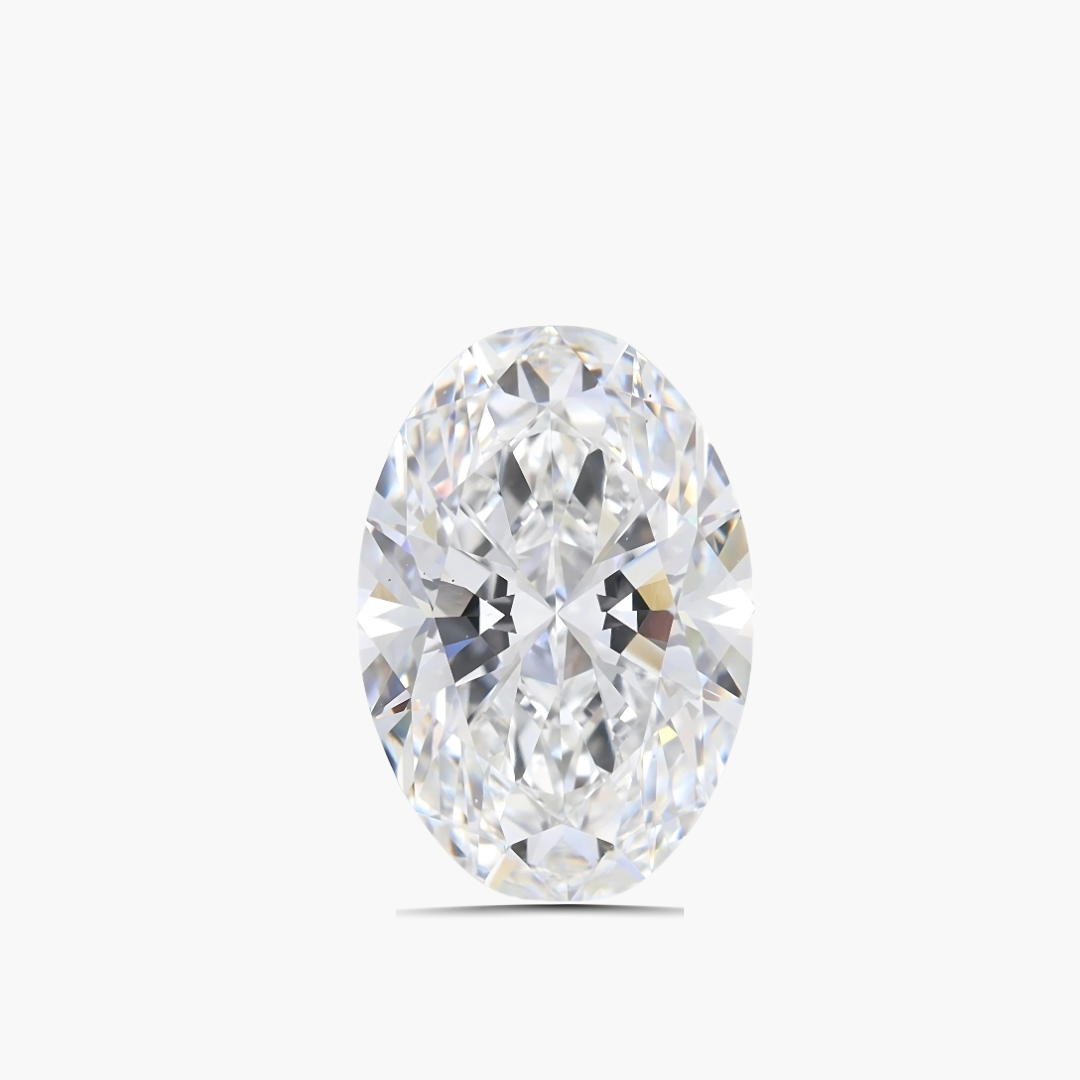4.01 cts Oval E Color Lab Diamond | IGI Certified