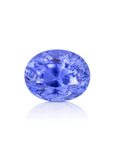4.03ct Unheated Natural Cornflower Blue Sapphire oval main view | SARATTI