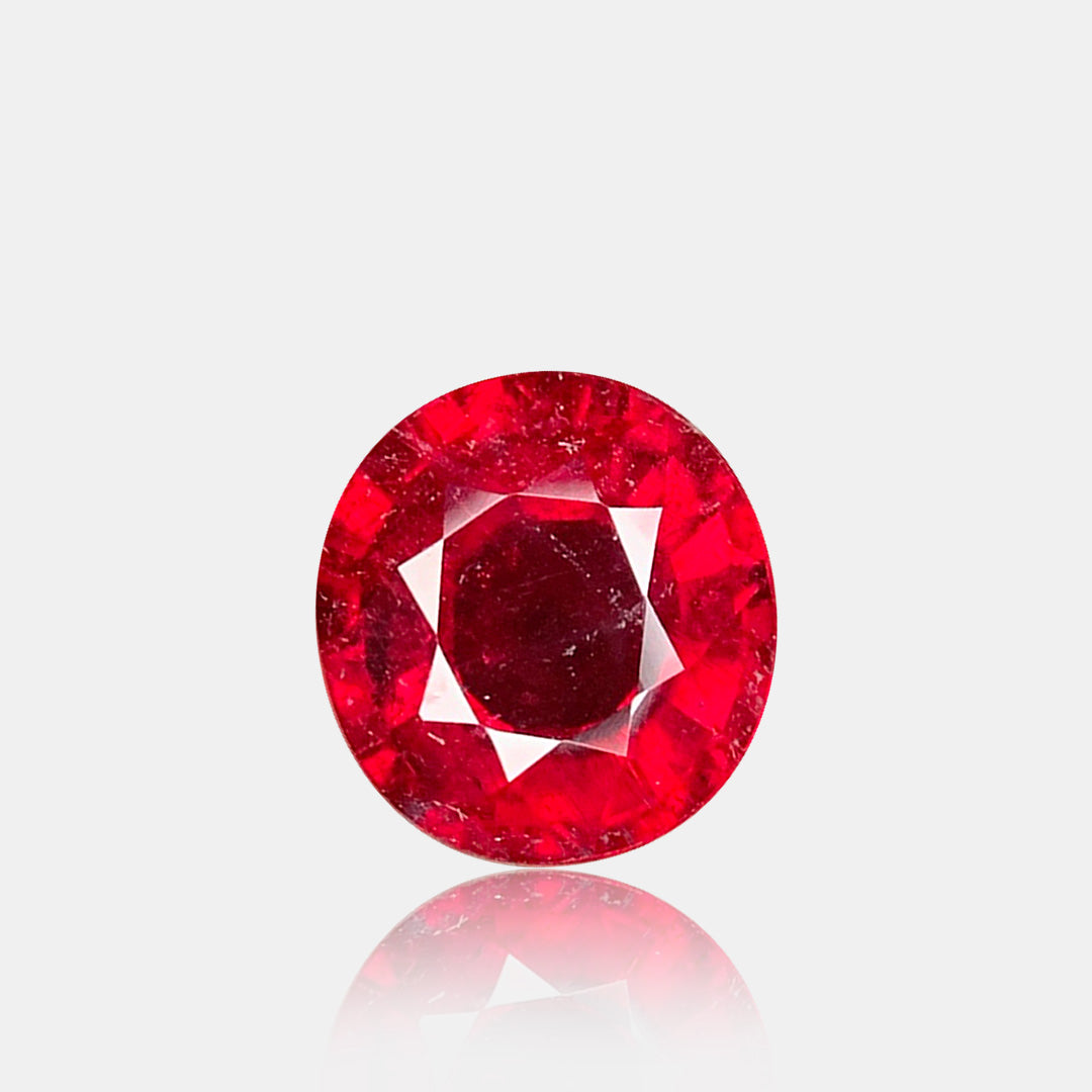4.39 carats Natural Rubellite Tourmaline | Oval – 10.60 × 10.00 × 5.90mm
