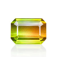 4.42 carats Natural Bi-Colour Watermelon Tourmaline | Emerald Cut