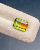 4.42ct Watermelon Tourmaline emerald-cut step facets | SARATTI