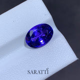 4.49 Carat Tanzanite Oval Shape Gemstone