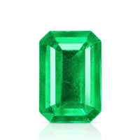4.76 carats Natural Vivid to Intense Green Emerald | Emerald Cut