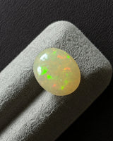 4.77ct Ethiopian White Opal loose gemstone alternate view | SARATTI