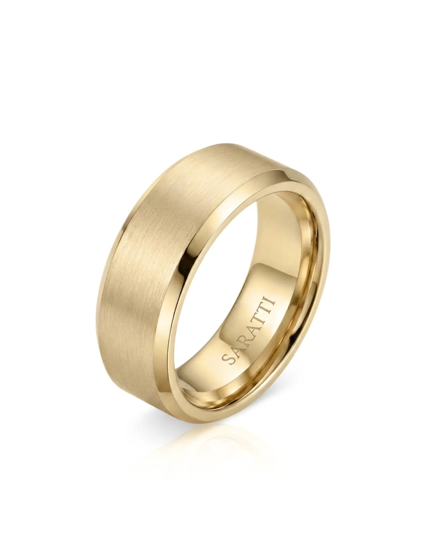 Aurelian Satin Wedding Band